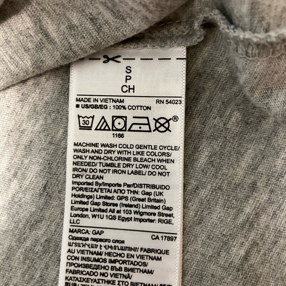 Gray Graphic Tee with Bunny and Fries - Picture 5 of 6